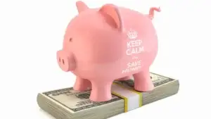 piggybank keep calm and save money