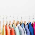 Different clothes on the rack