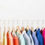 Different clothes on the rack