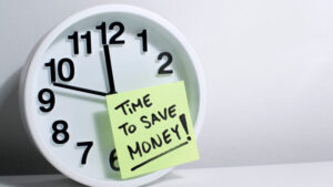 Time to save money