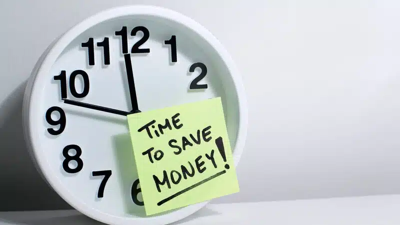 Time to save money